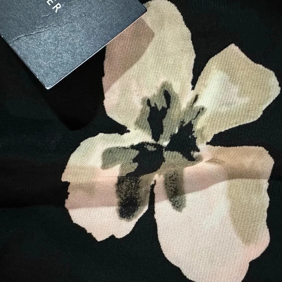 Tommy Hilfiger Black Skycap Sunshine Floral Above The Knee Shift Dress Size 10 - Picture 9 of 9